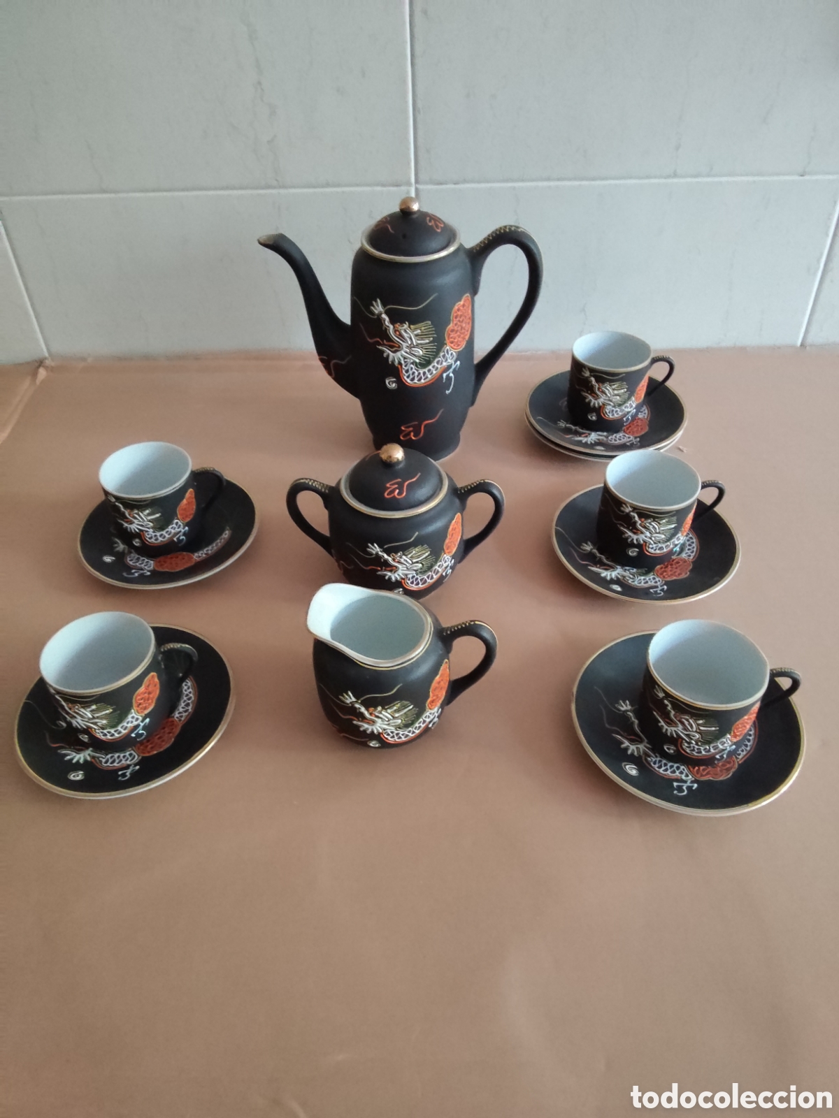 Antig&uuml;edades: Juego de cafe japones - Foto 1