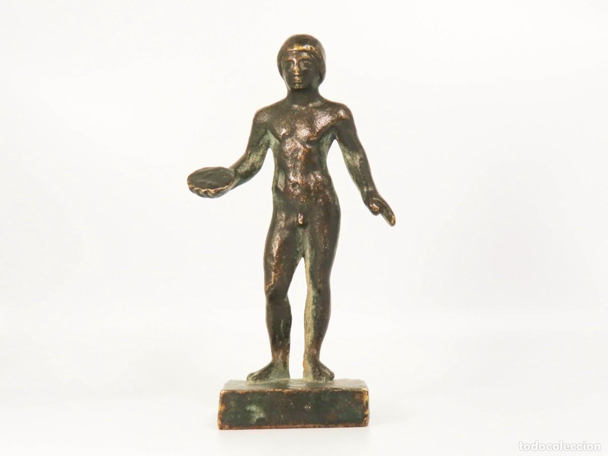 Antig&uuml;edades: DISC&Oacute;BOLO EX VOTO BRONCE R&Eacute;PLICA - Foto 1
