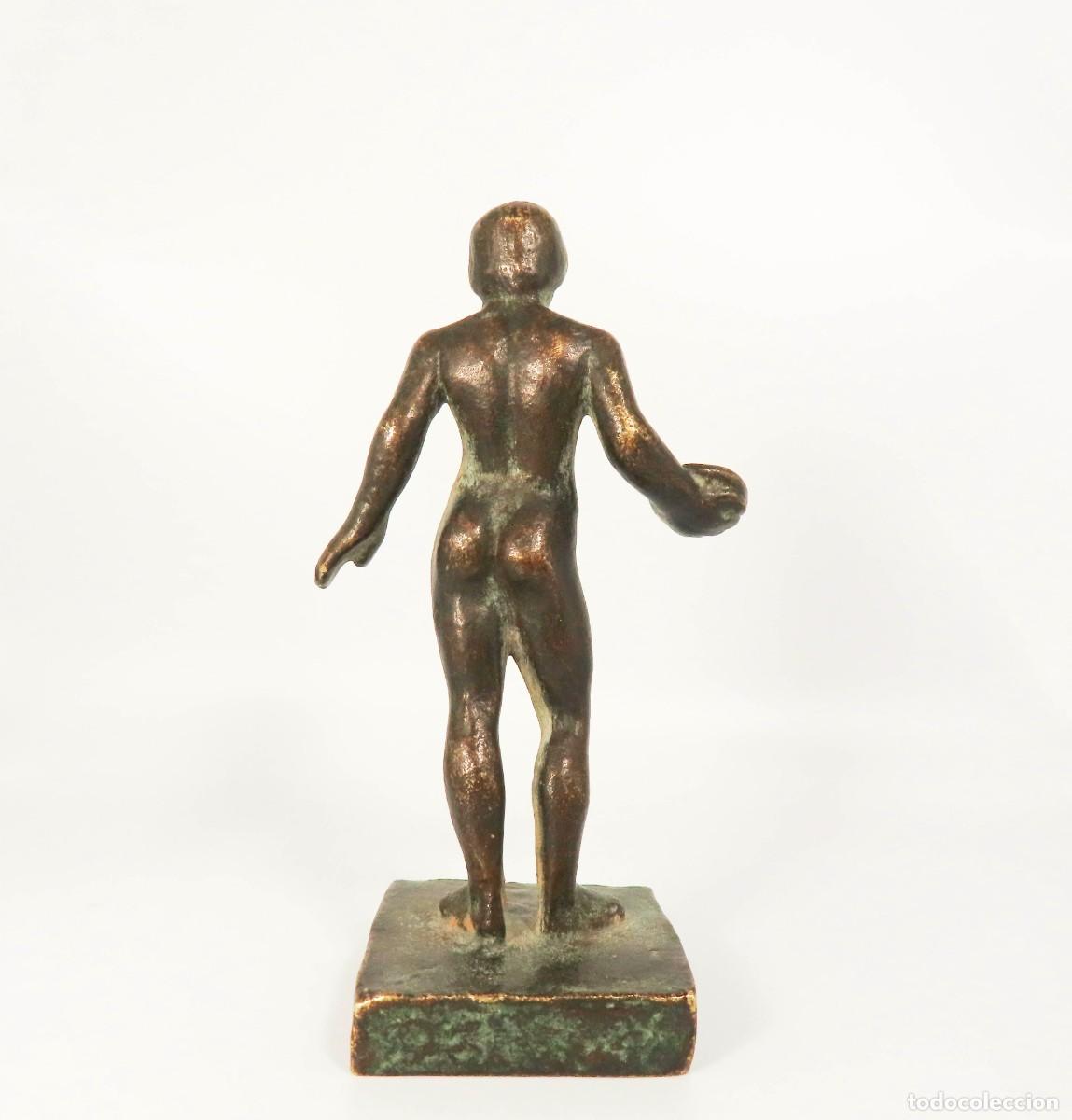 Antig&uuml;edades: DISC&Oacute;BOLO EX VOTO BRONCE R&Eacute;PLICA - Foto 2
