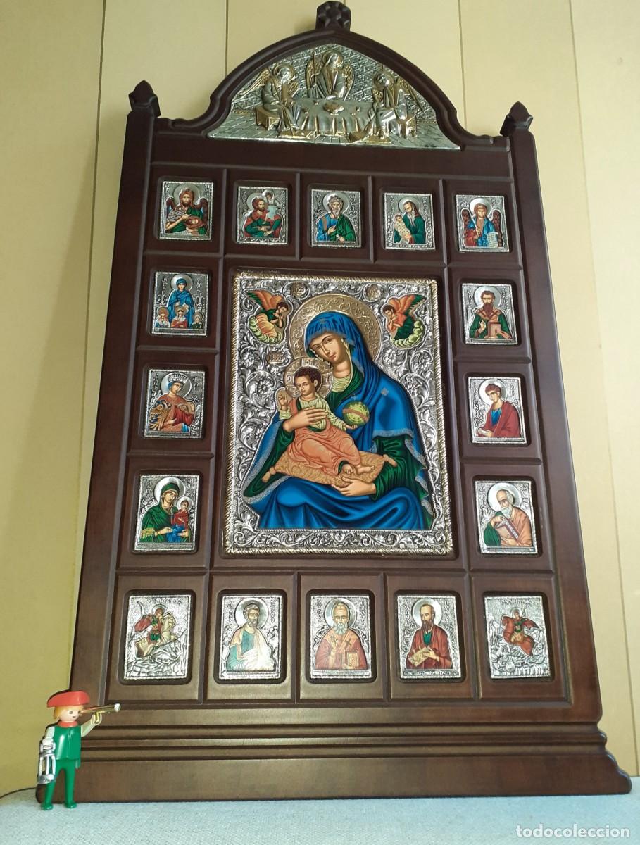 Antig&uuml;edades: Gran relieve plata 925 ICONOS BIZANCIO PLATA REPUJADO INVERSI&Oacute;N OPORTUNIDAD GRAN PIEZA ARTE SACRO