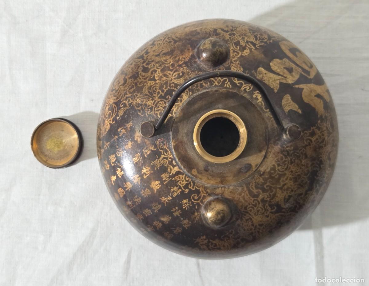 Antig&uuml;edades: Calentador de camas chino de bronce - Foto 11