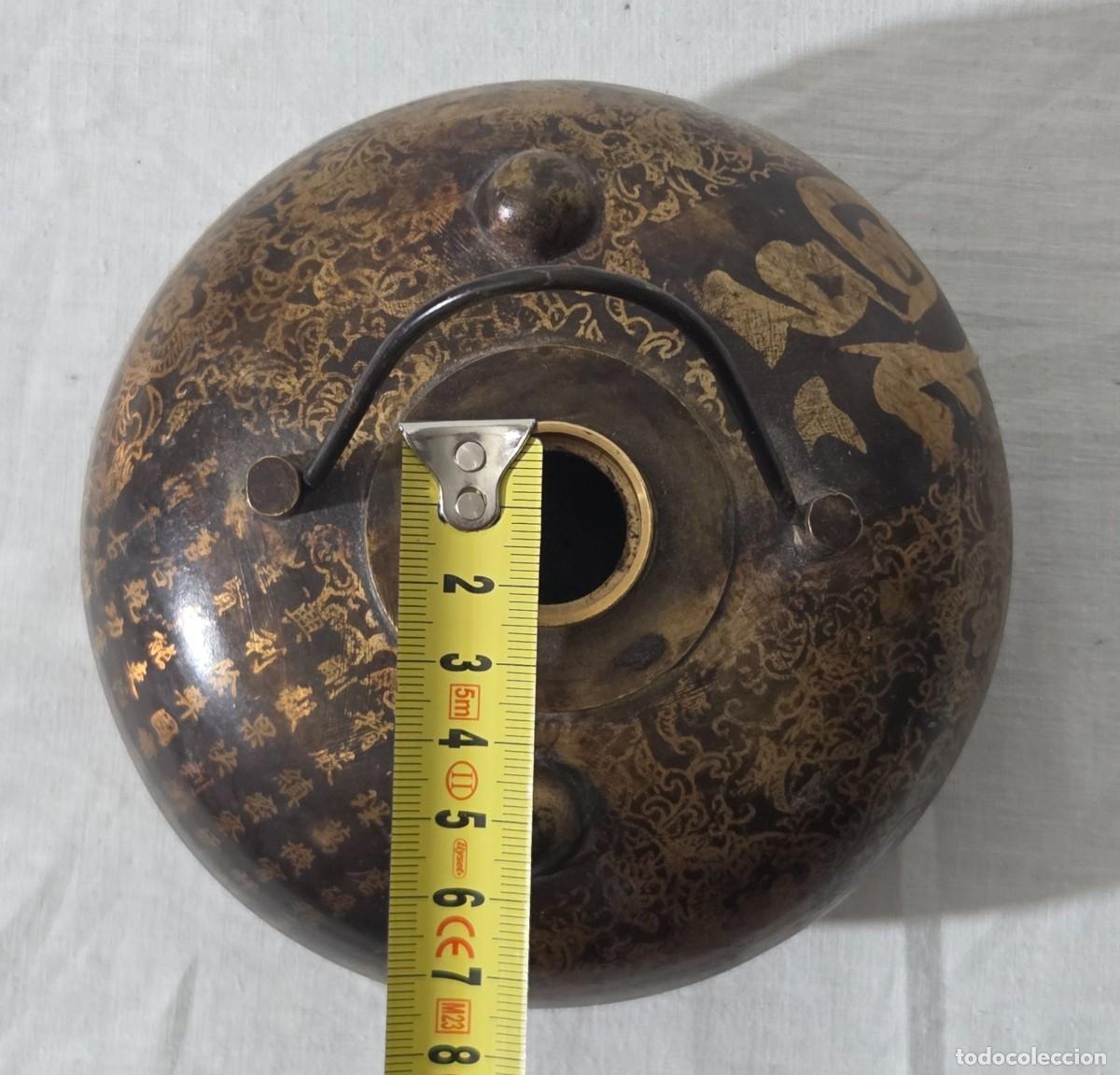 Antig&uuml;edades: Calentador de camas chino de bronce - Foto 12