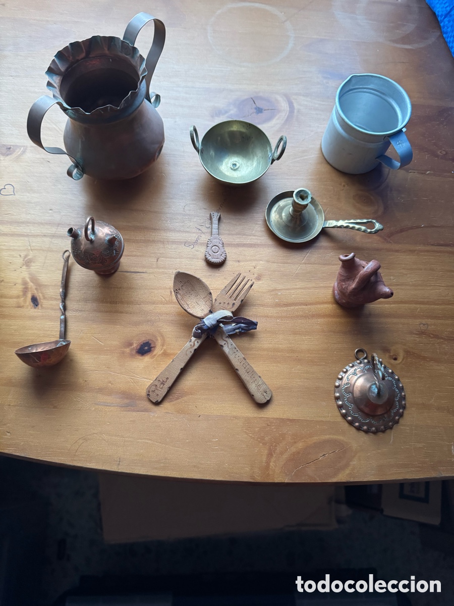 Antig&uuml;edades: Utensilios de cocina en miniaturas