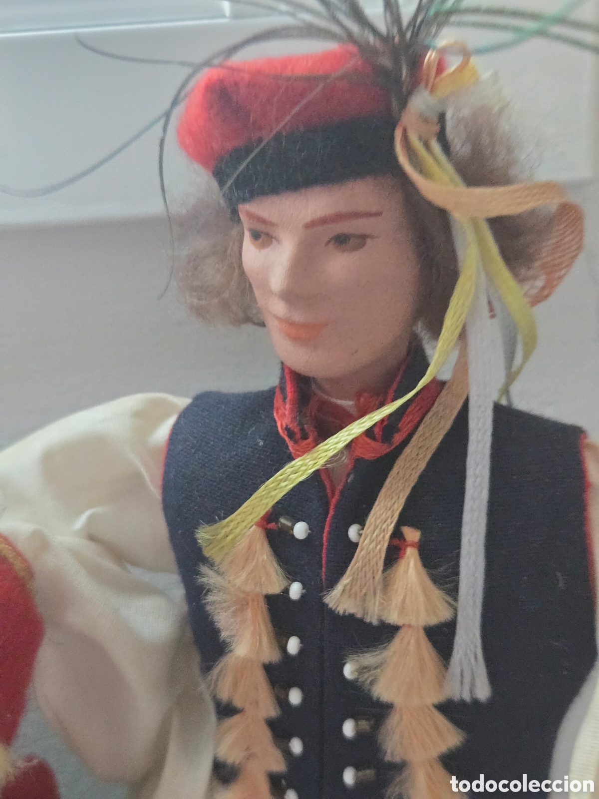 Antig&uuml;edades: Mu&ntilde;ecos pareja antigua folklore polaco - Foto 5