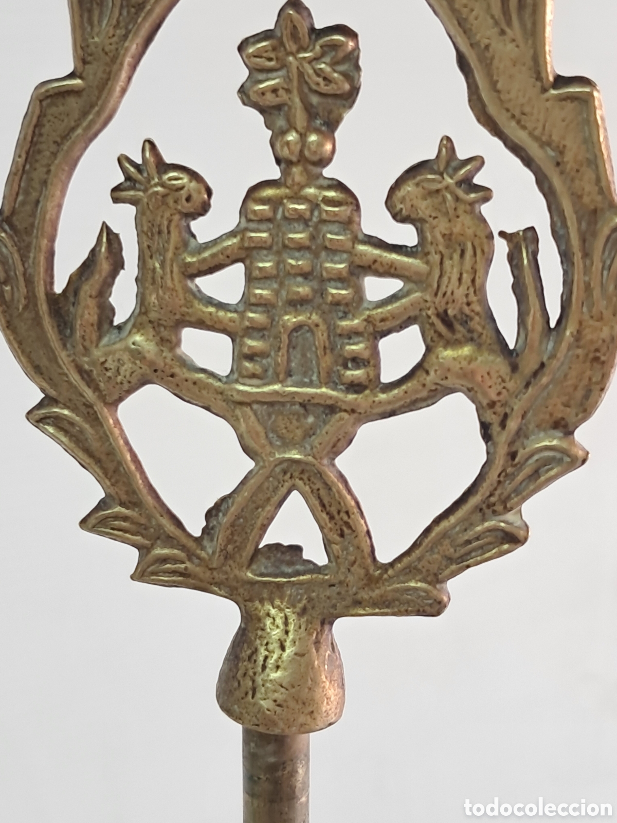 Antig&uuml;edades: Antiguo vel&oacute;n en bronce - Foto 5