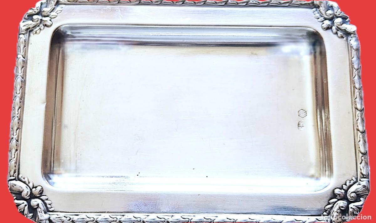Antig&uuml;edades: Bandejita Plata de ley contrastada.