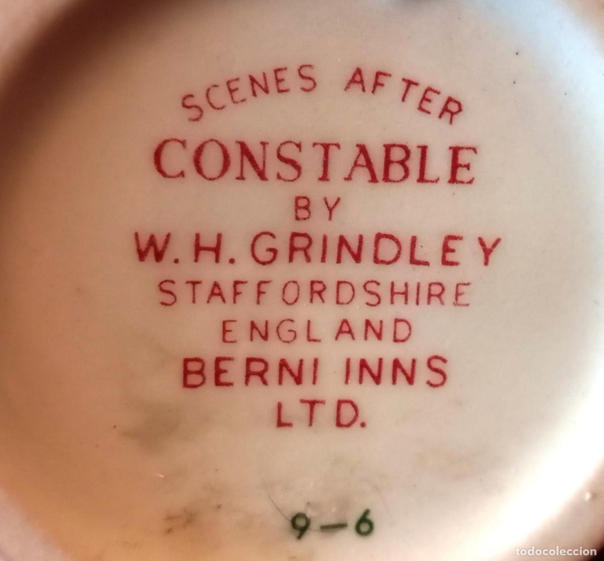 Antig&uuml;edades: Jarra Grindley Transferware Porcelana. - Foto 10