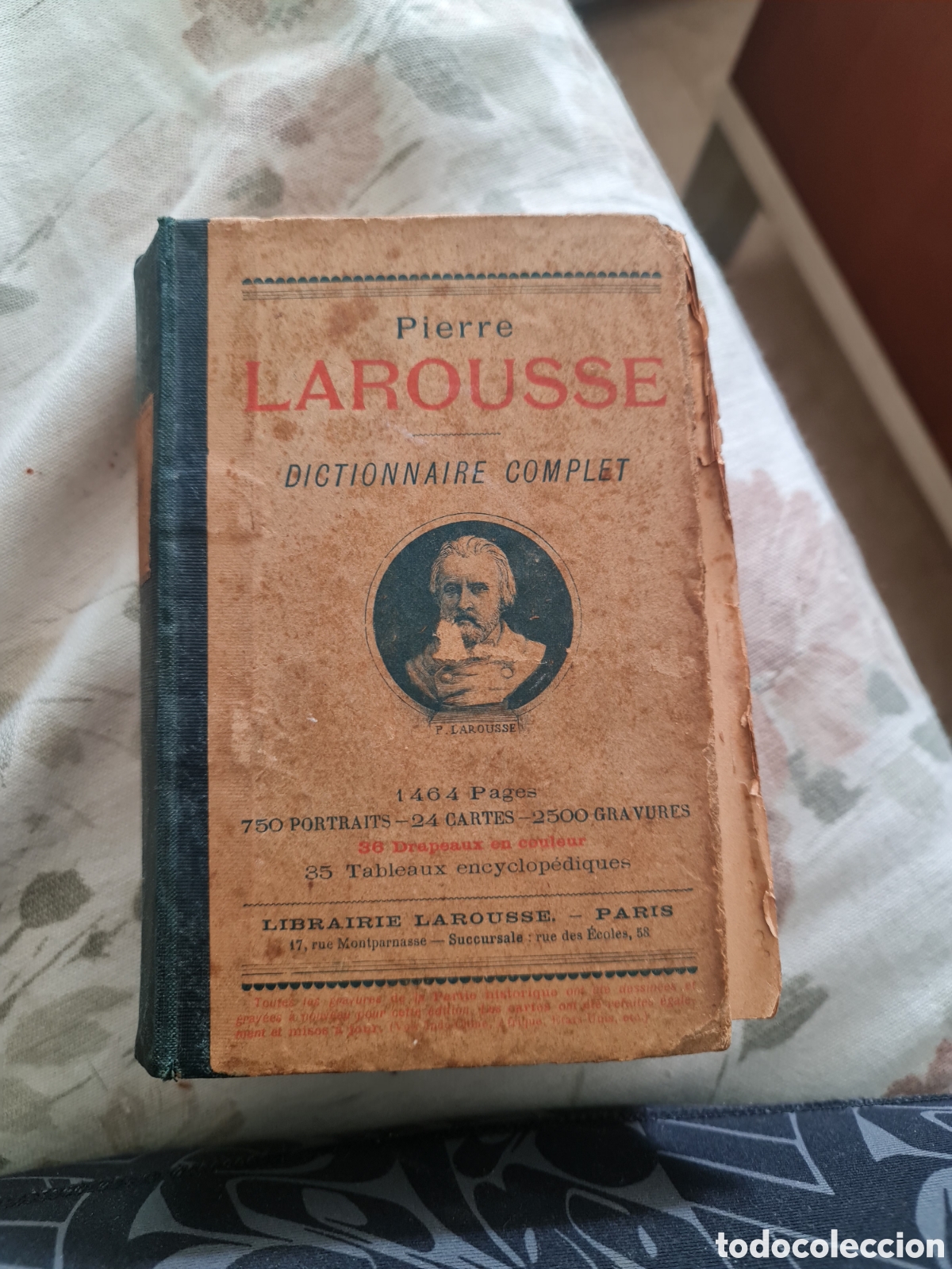 Antig&uuml;edades: Pierre Larousse Ed.original 1897 Dictionnaire Illu