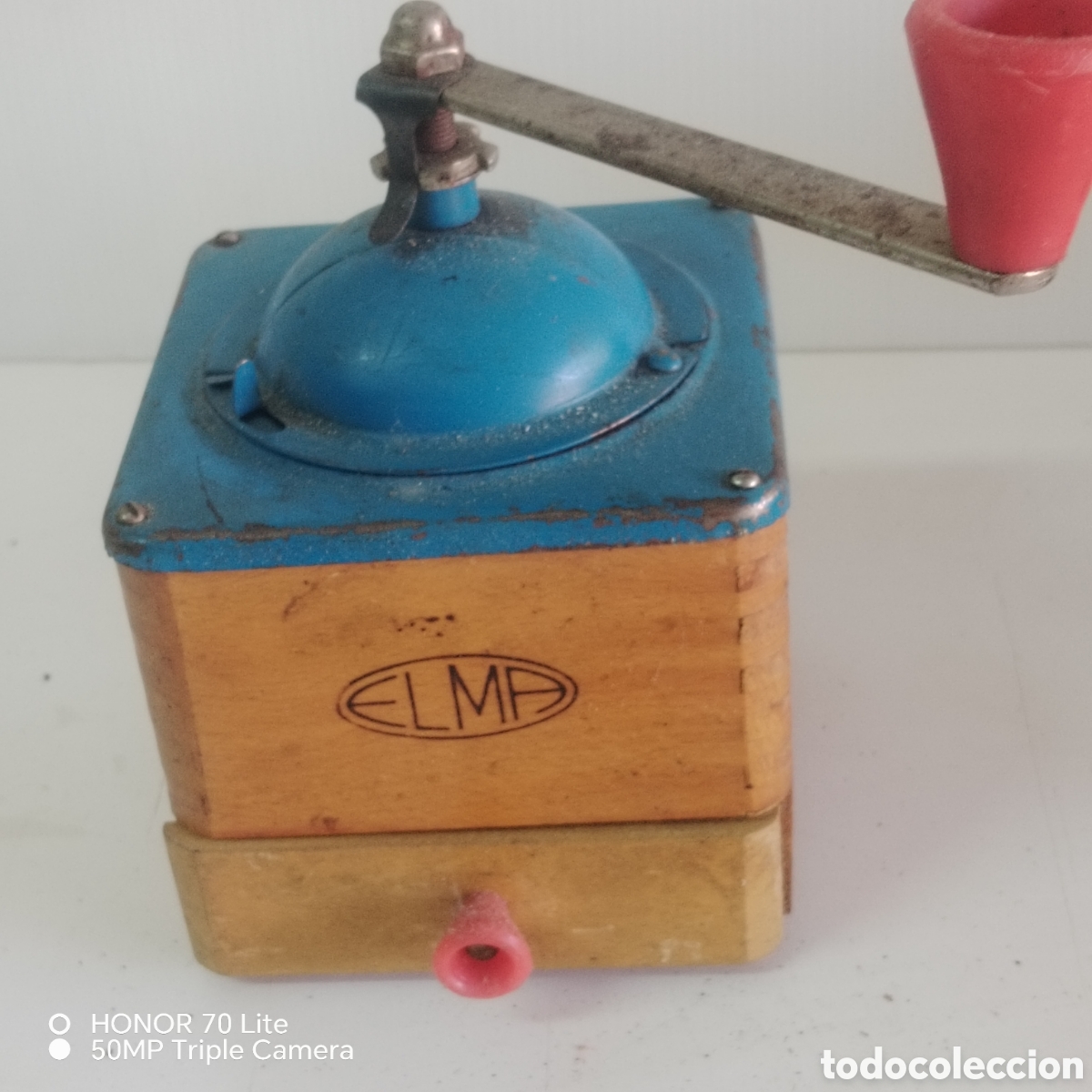 Antig&uuml;edades: Molinillo de caf&eacute; antiguo Elma