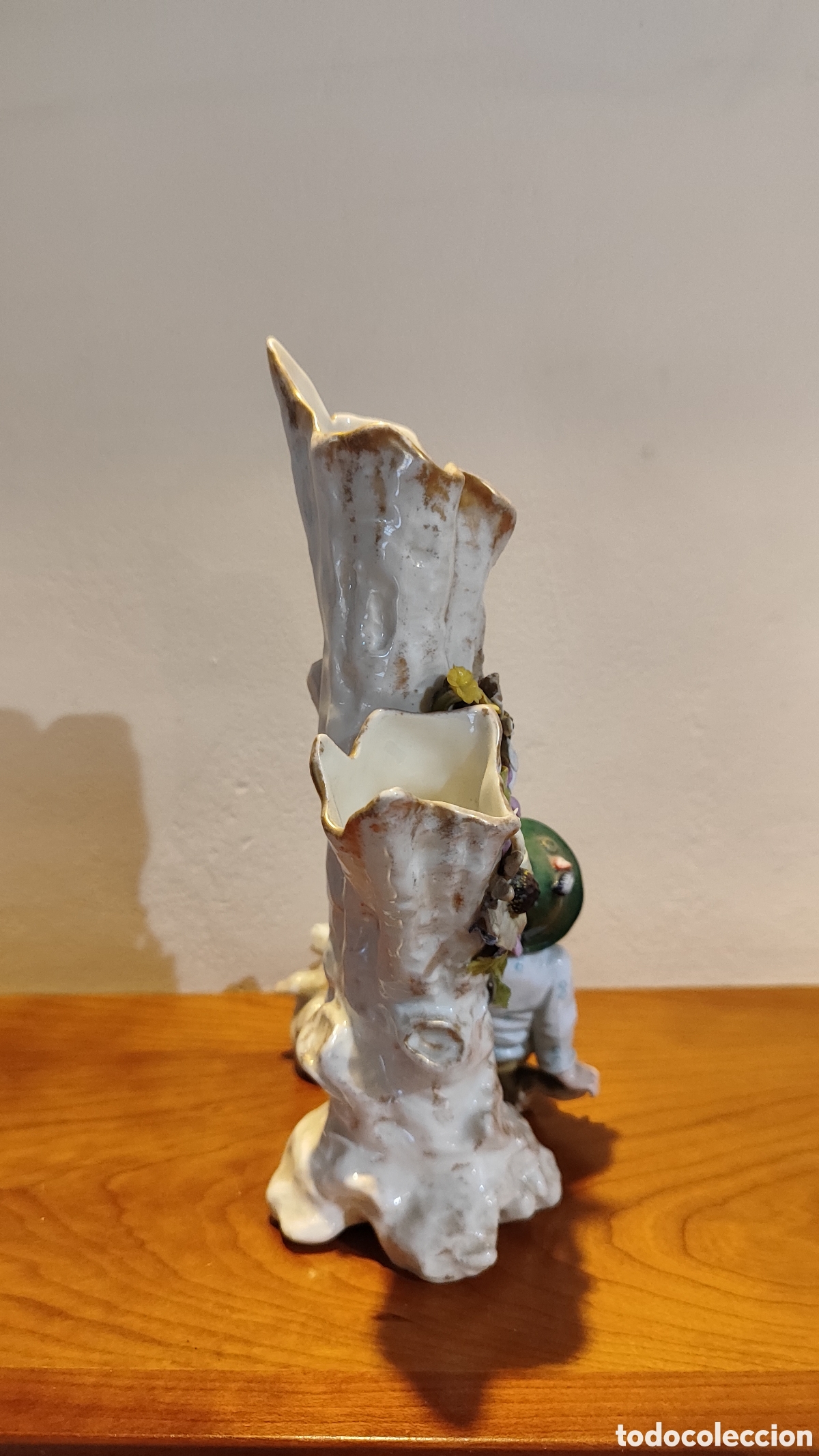 Antig&uuml;edades: Jarron figura de porcelana - Foto 2