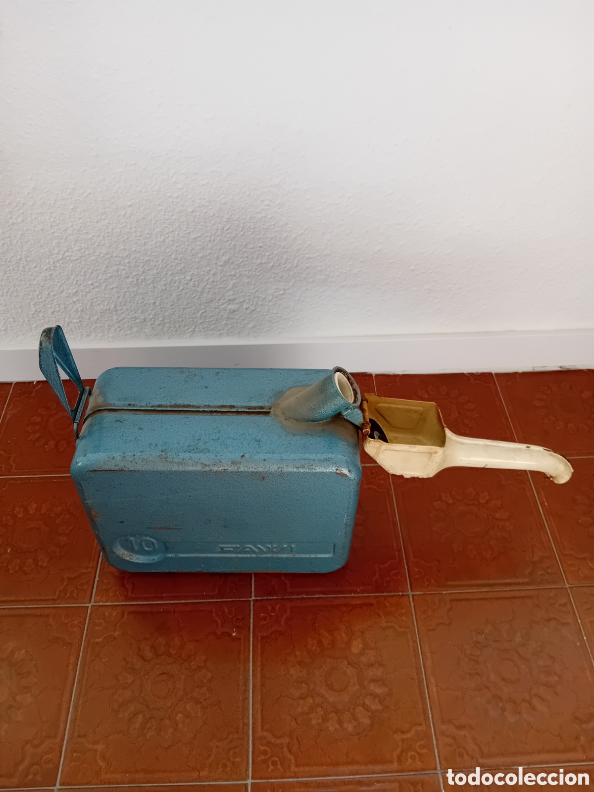 Antig&uuml;edades: ANTIGUO BID&Oacute;N GASOLINA FAWI DE 10L. MUY RARO DE ENCONTRAR