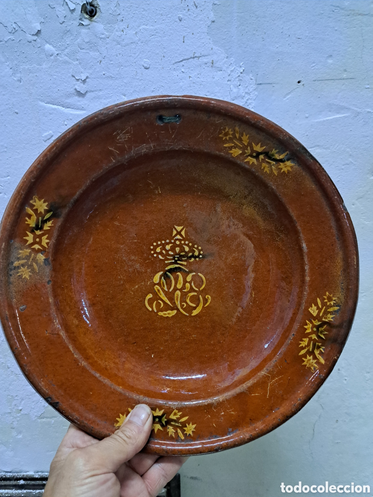 Antig&uuml;edades: Plato de mataro antiguo - Foto 2