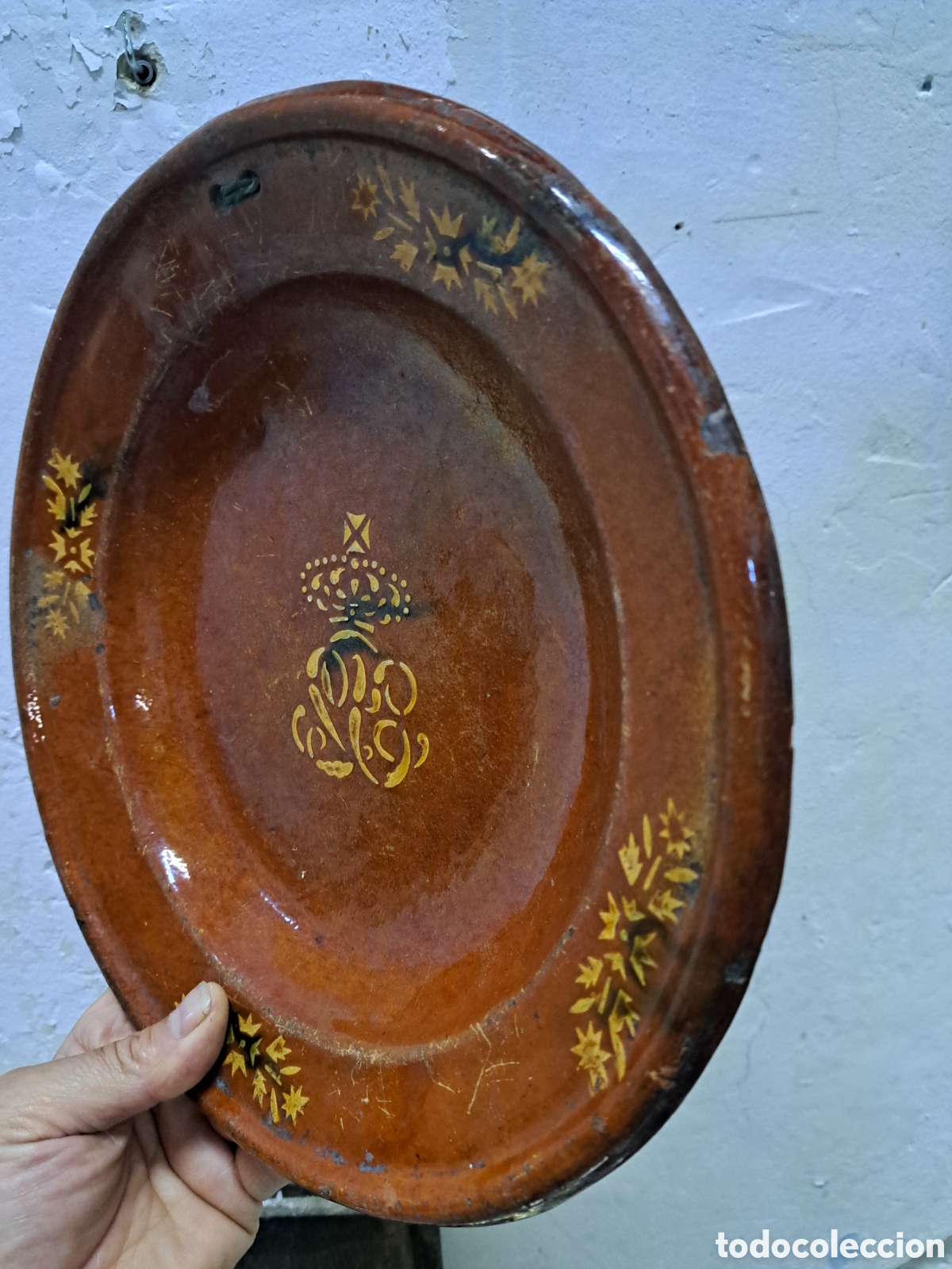 Antig&uuml;edades: Plato de mataro antiguo - Foto 4