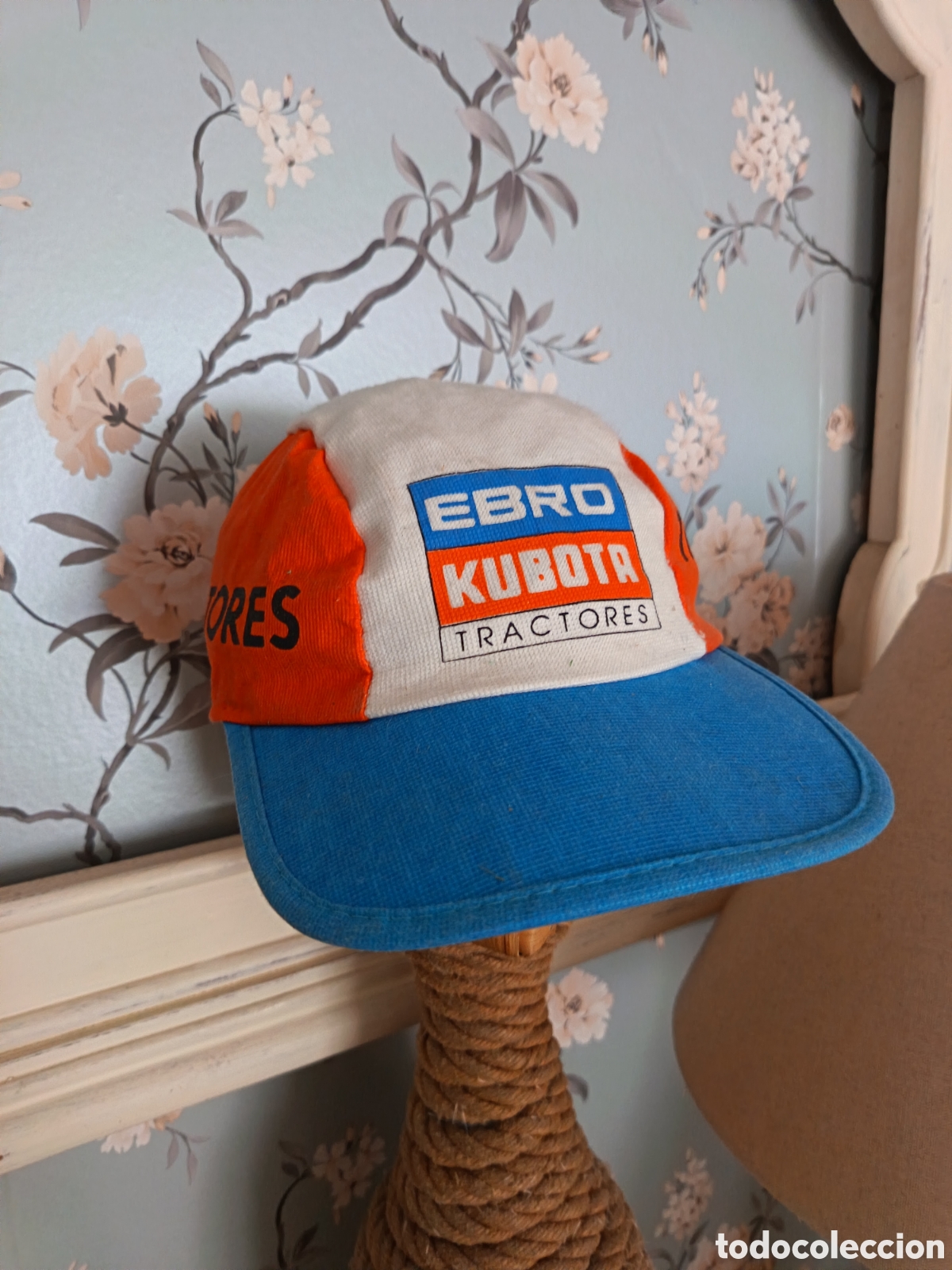 Antig&uuml;edades: Antigua gorra Ebro kubotta tractores