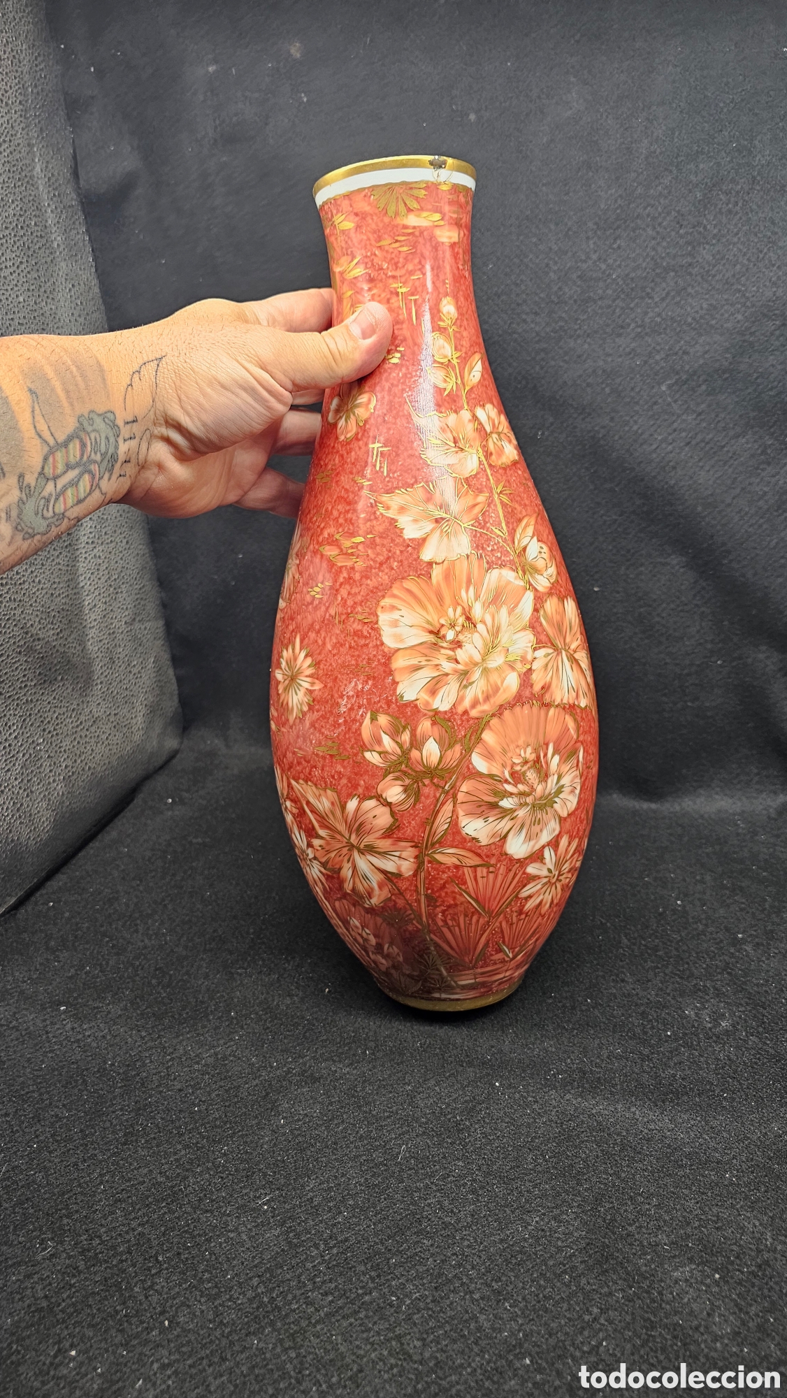 Antig&uuml;edades: Antiguo jarron de porcelana Rosenthal