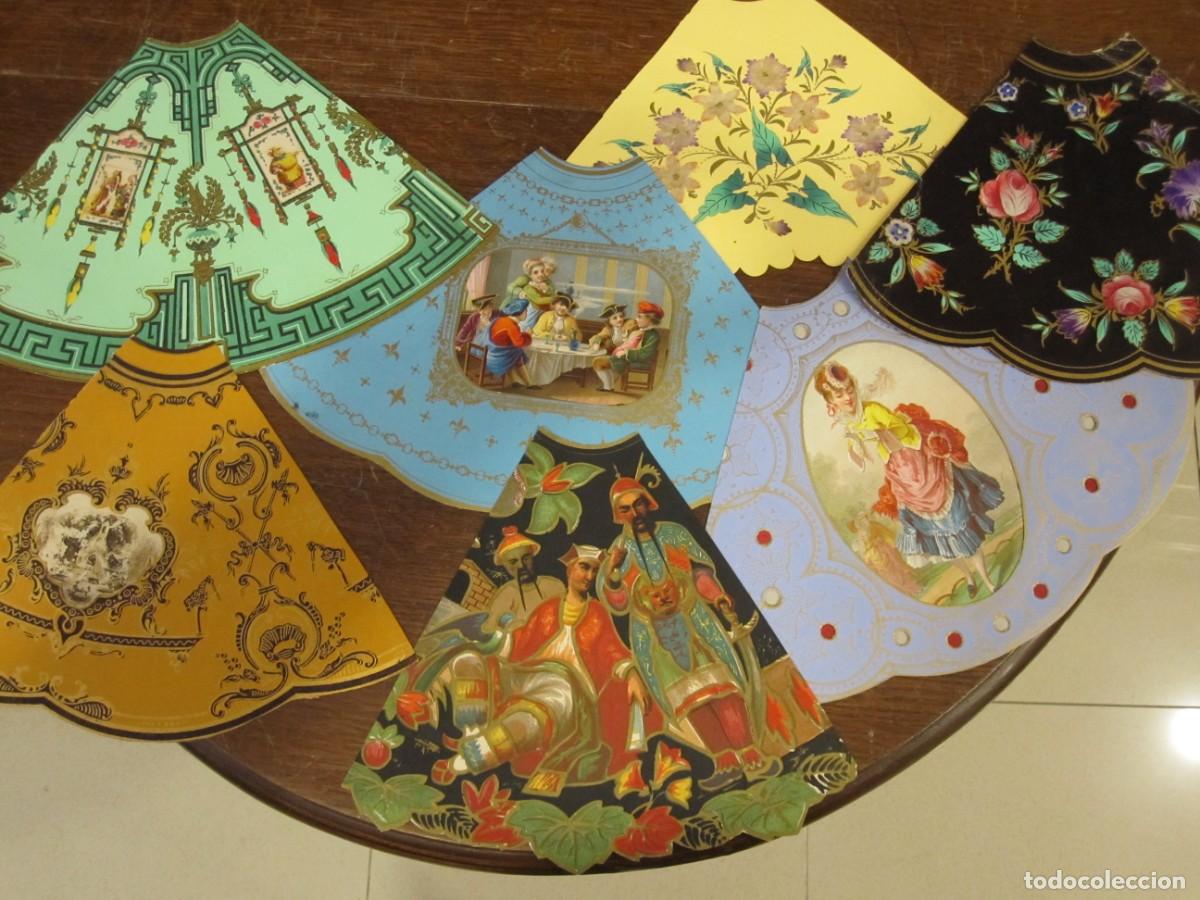 Antig&uuml;edades: MAGNIFICO Y RARISIMO MOSTRARIO COMERCIAL DE PANTALLAS DE LAMPARAS. SIGLO XIX.