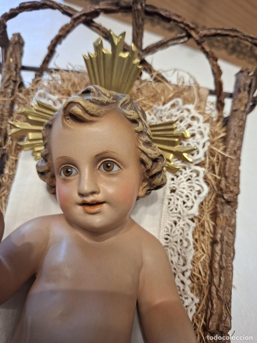 Antiques: Ni&ntilde;o Jesus Ceramica, Antiguo