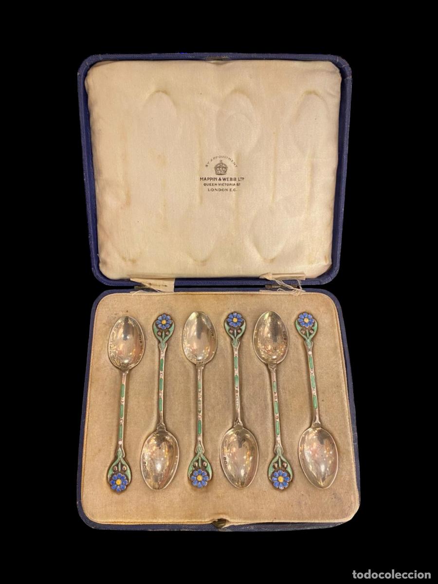 Antig&uuml;edades: uego de Cucharitas de Caf&eacute; &ndash; Mappin & Webb LTD - Foto 1
