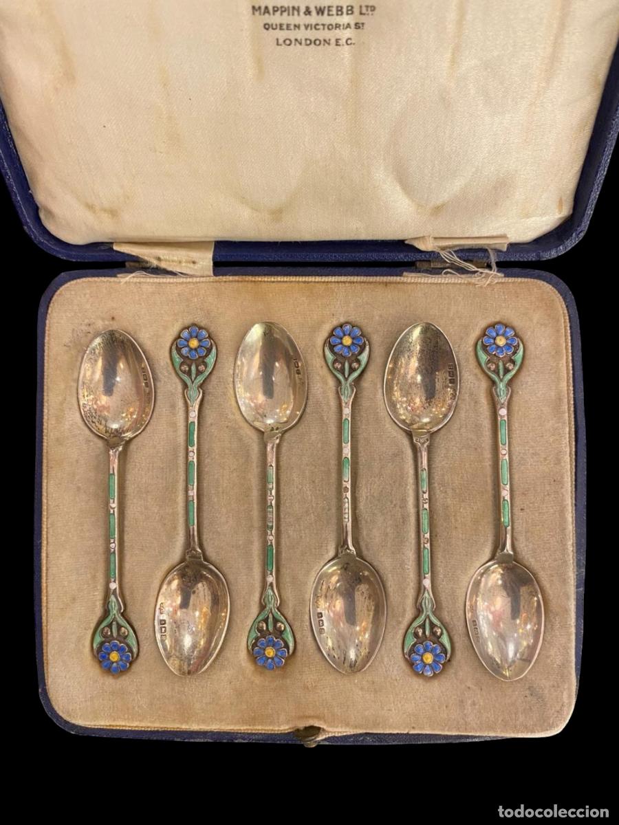 Antig&uuml;edades: uego de Cucharitas de Caf&eacute; &ndash; Mappin & Webb LTD - Foto 2