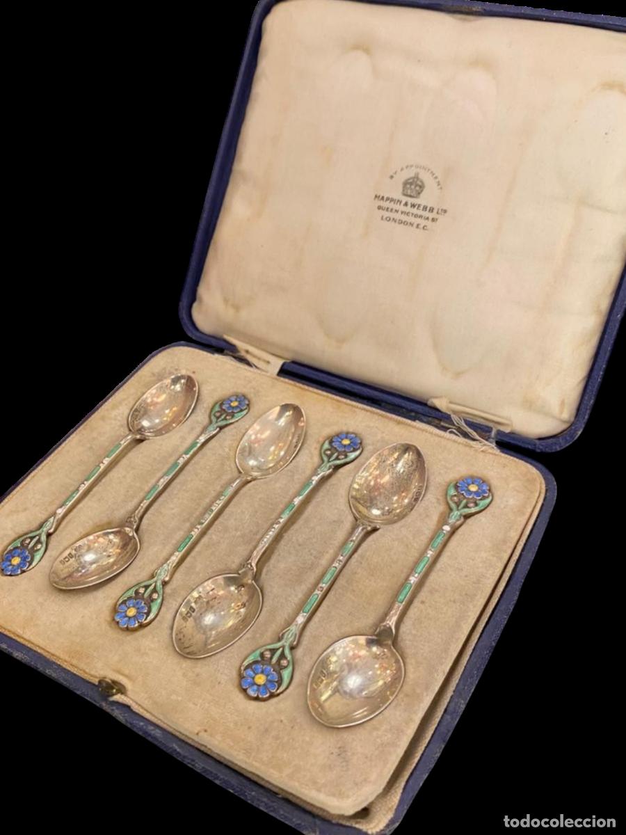 Antig&uuml;edades: uego de Cucharitas de Caf&eacute; &ndash; Mappin & Webb LTD - Foto 3
