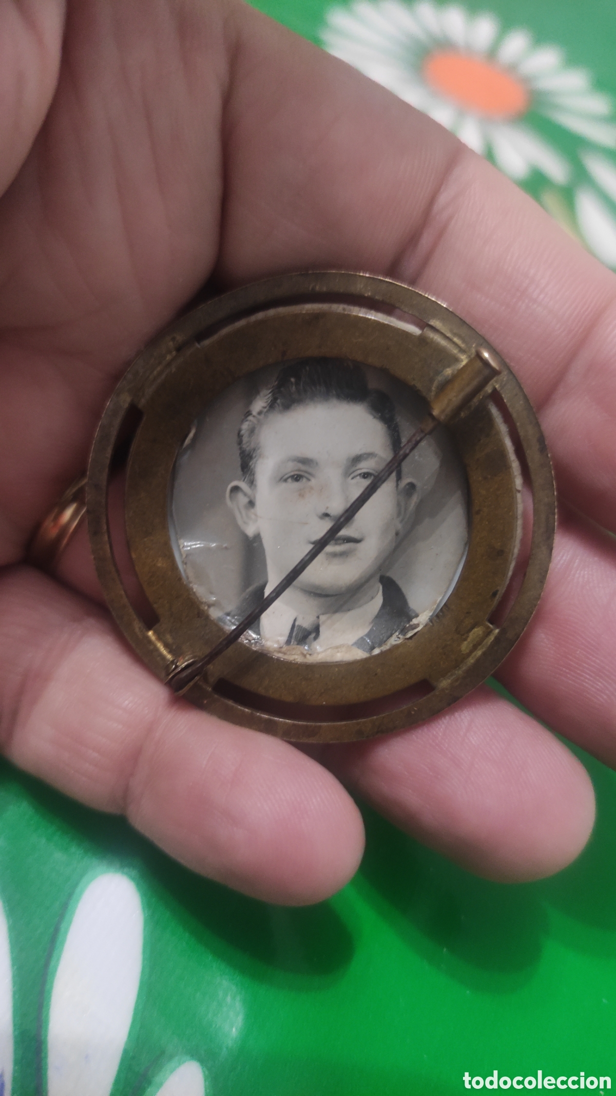 Antig&uuml;edades: Antiguo broche con retrato. - Foto 1