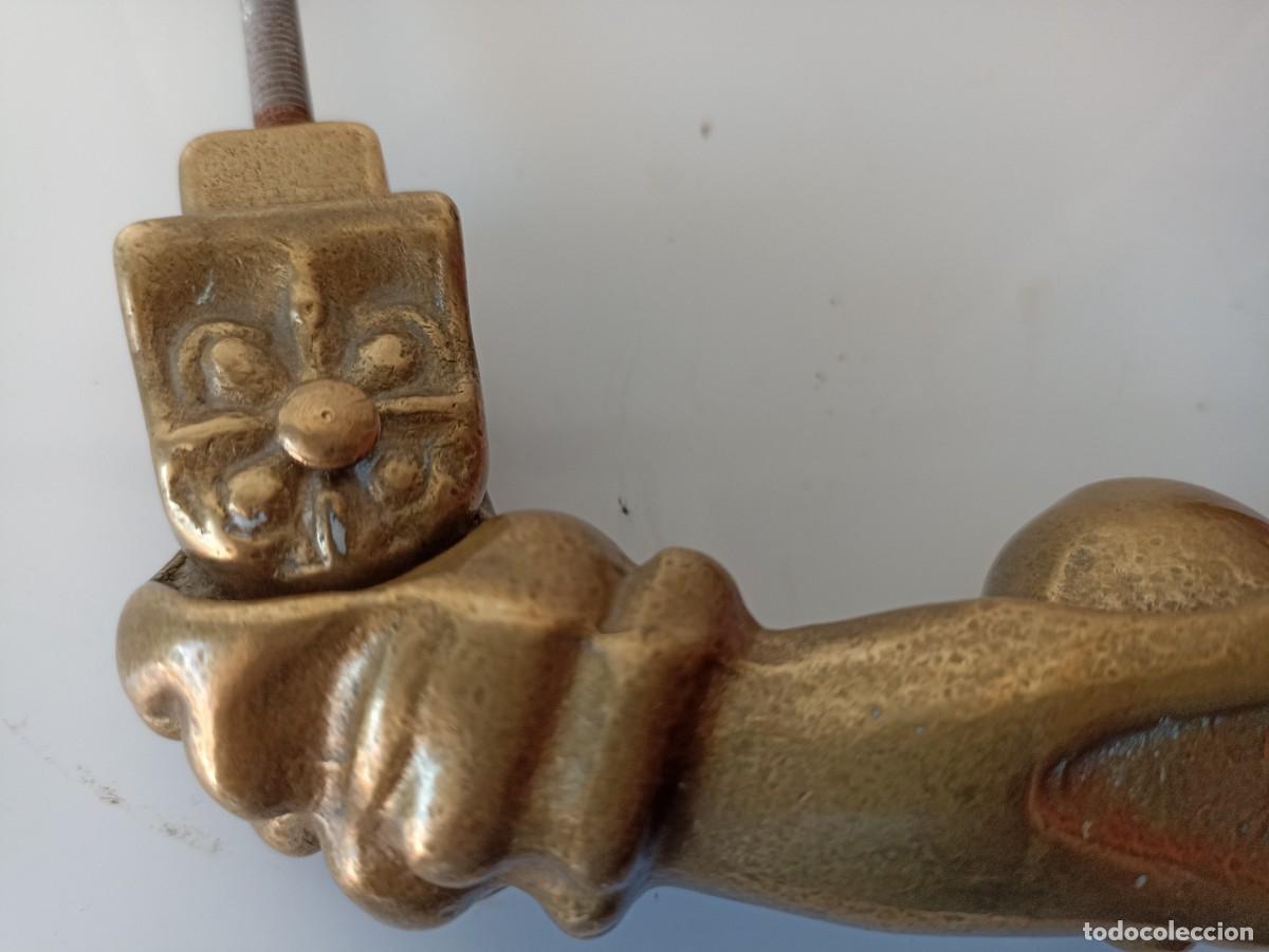 Antig&uuml;edades: Picaporte, llamador de puerta - Foto 7