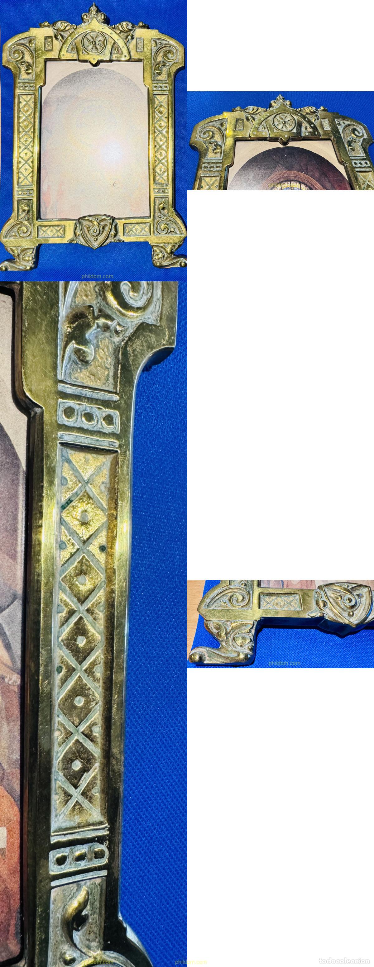 Antig&uuml;edades: ANTIGUO MARCO DE BRONZE. finales s.XIX 32cm x21,50CM