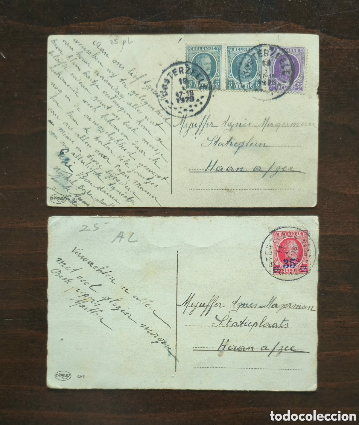 Antig&uuml;edades: Postales Amag a&ntilde;o 1929 - Foto 2
