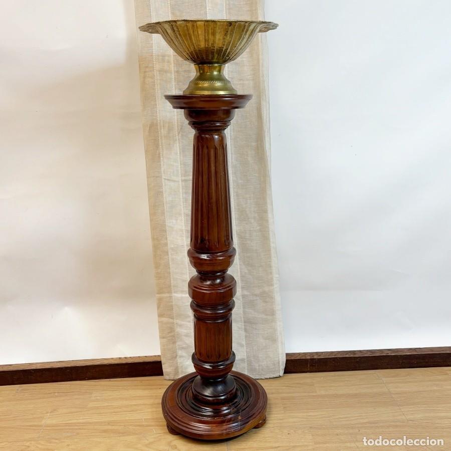 Antig&uuml;edades: Columna de Madera Maciza
