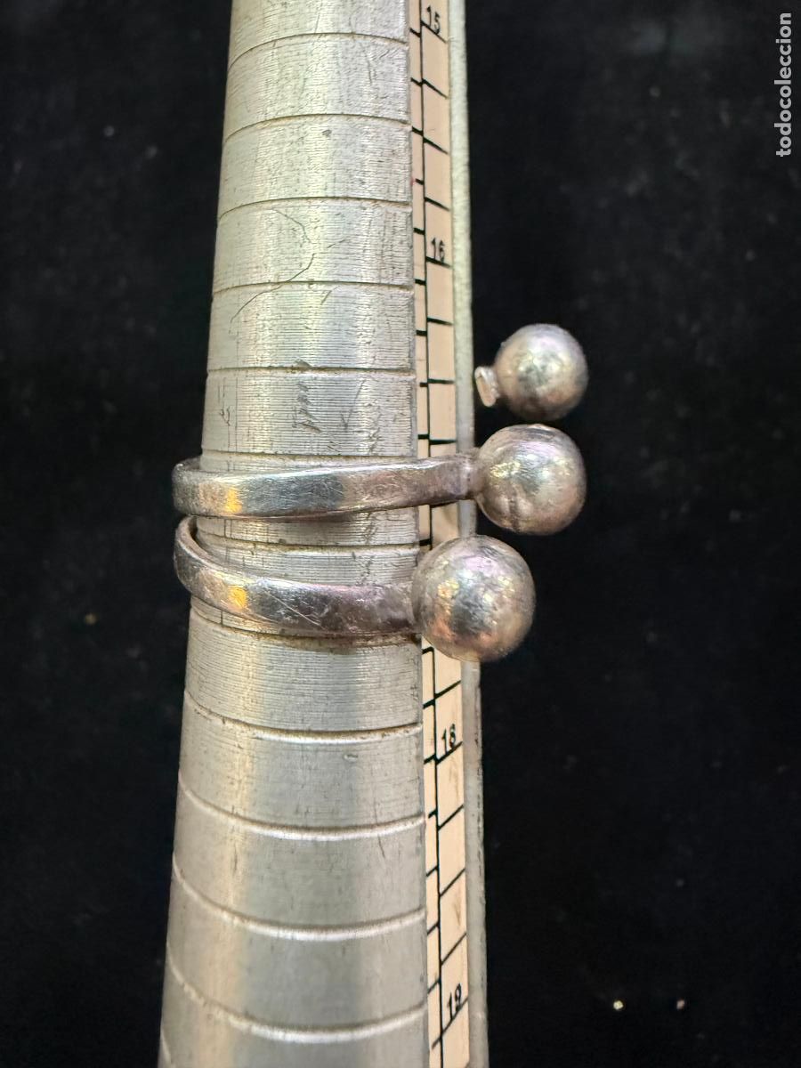 Antig&uuml;edades: ANILLO DE PLATA DE LEY CONTRASTADO - - Foto 2