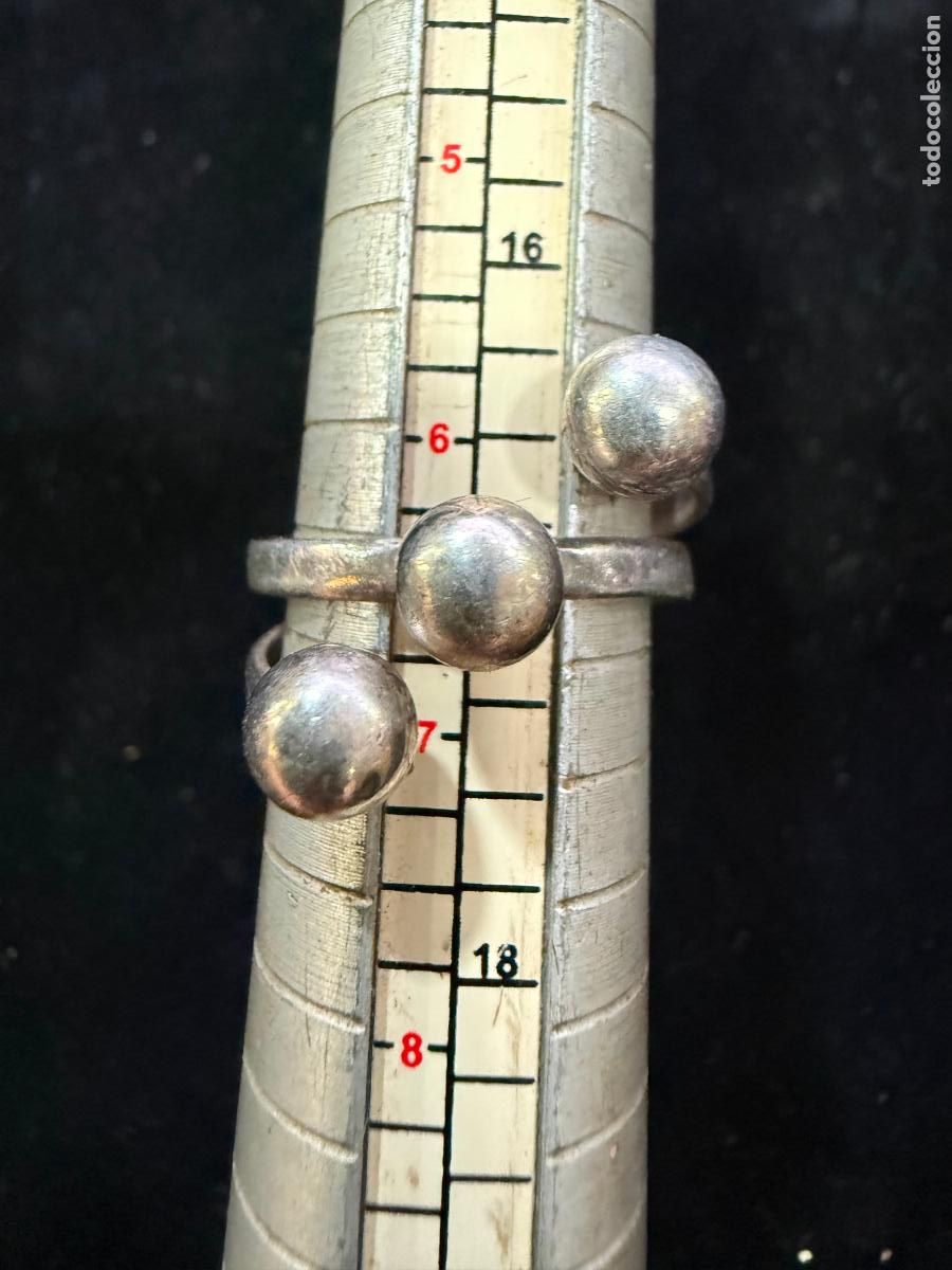 Antig&uuml;edades: ANILLO DE PLATA DE LEY CONTRASTADO - - Foto 1