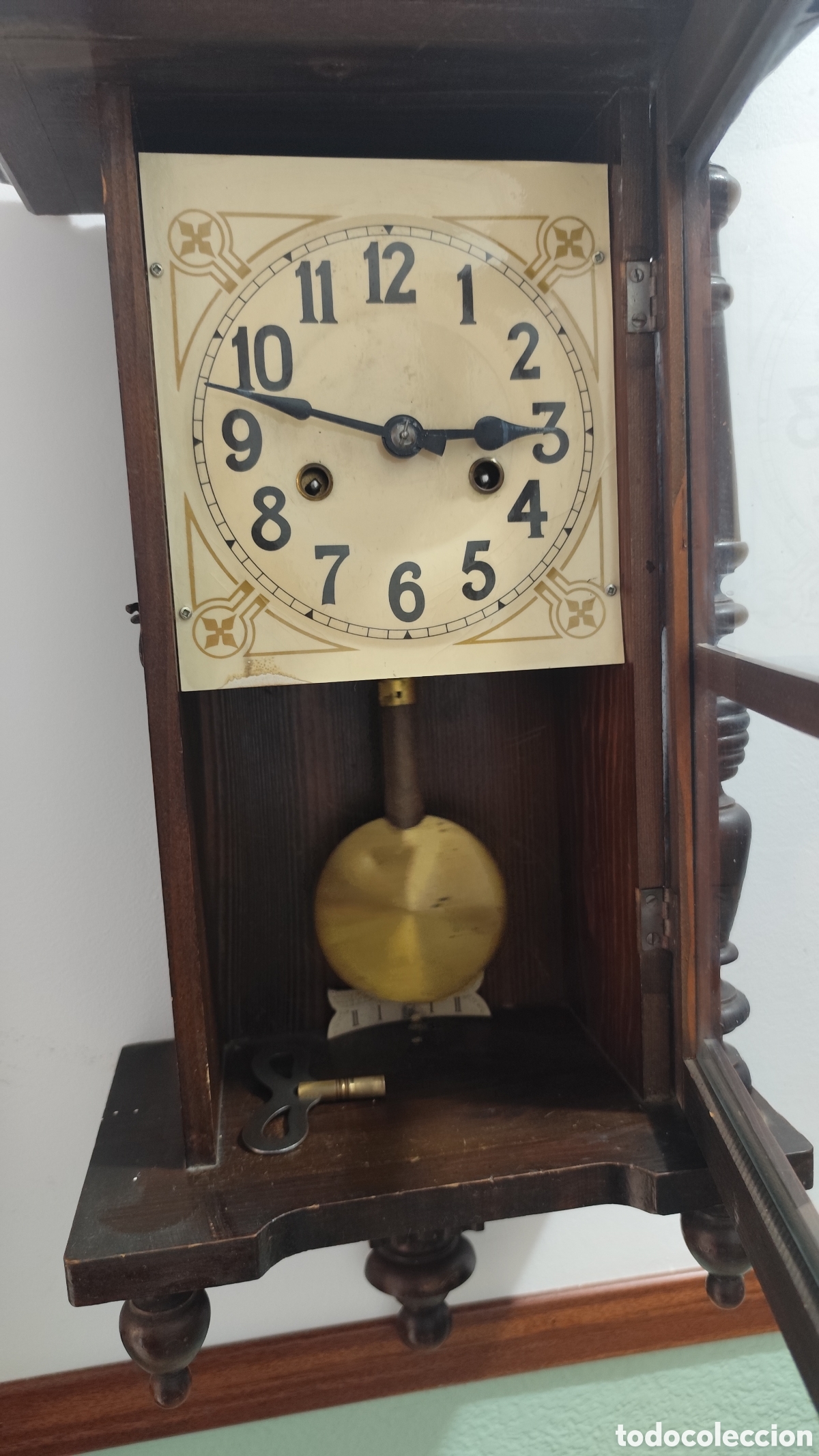 Antig&uuml;edades: Antiguo reloj mec&aacute;nico(Funcionando) - Foto 2