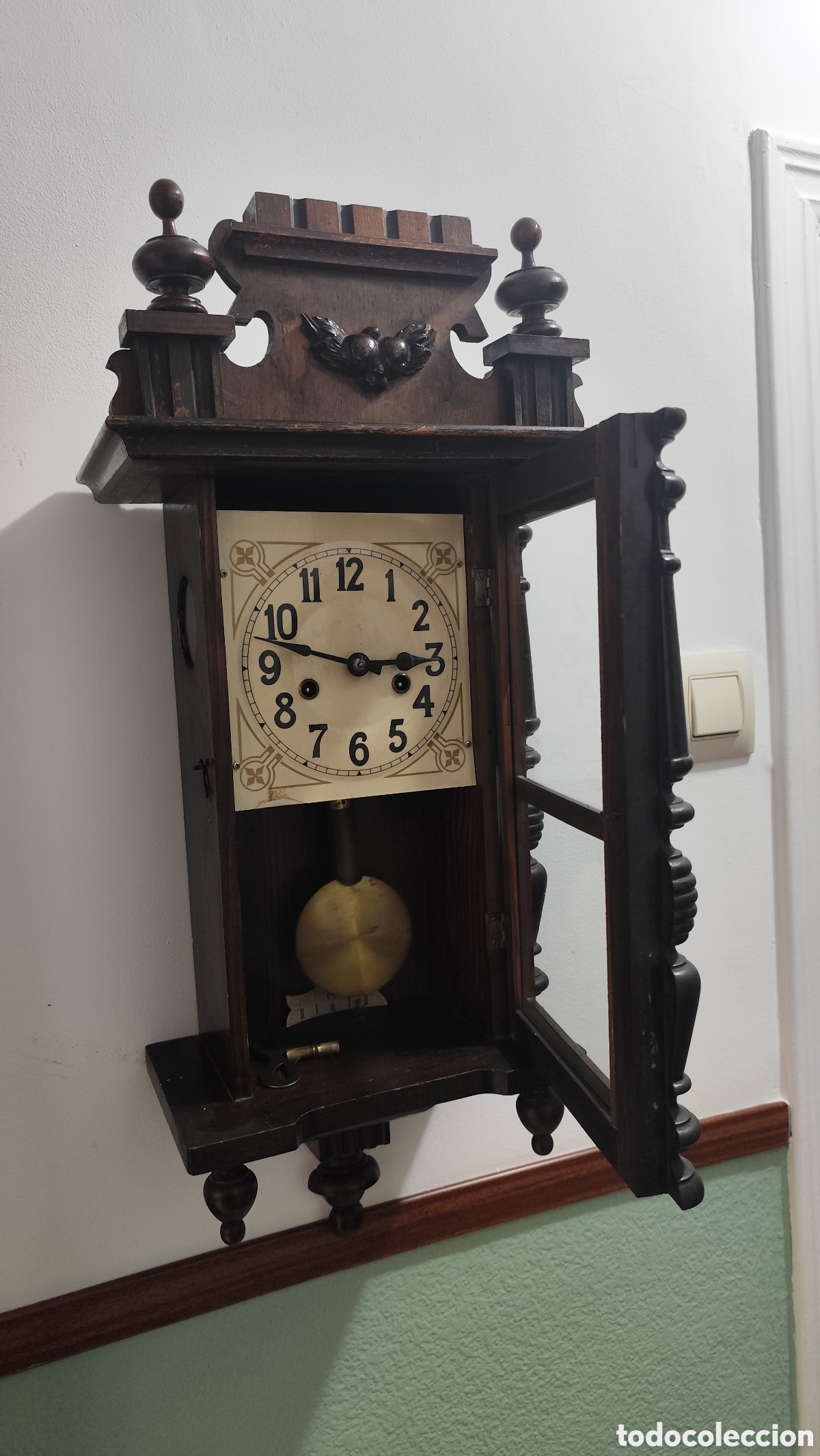 Antig&uuml;edades: Antiguo reloj mec&aacute;nico(Funcionando) - Foto 3