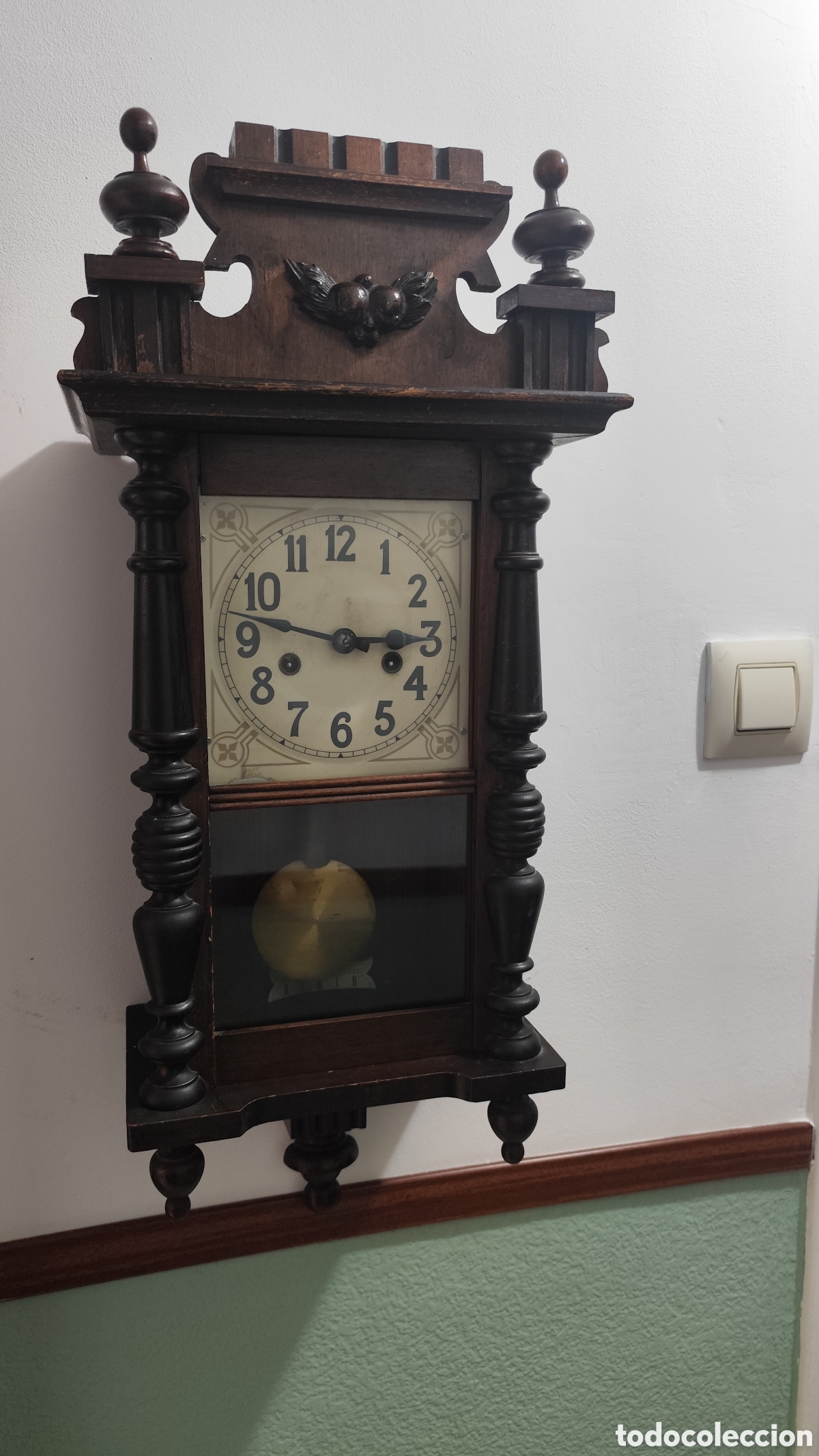 Antig&uuml;edades: Antiguo reloj mec&aacute;nico(Funcionando) - Foto 1