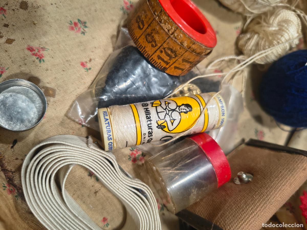 Antig&uuml;edades: Costurero mimbre antiguo - Foto 8