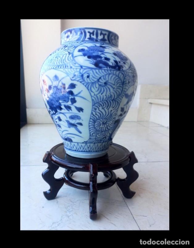 Antig&uuml;edades: Jarr&oacute;n Edo antiguo japon&eacute;s - Foto 3
