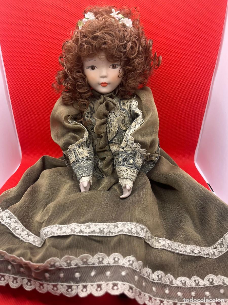 Antig&uuml;edades: Antigua Mu&ntilde;eca de Porcelana Colecci&oacute;n Estilo Victoriano - A&ntilde;os 80/90