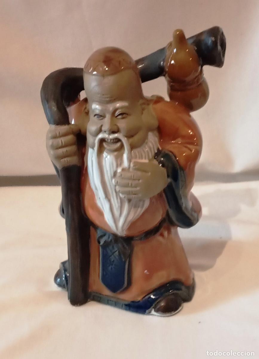 Antiquit&auml;ten: Figura porcelana Fukurokuju