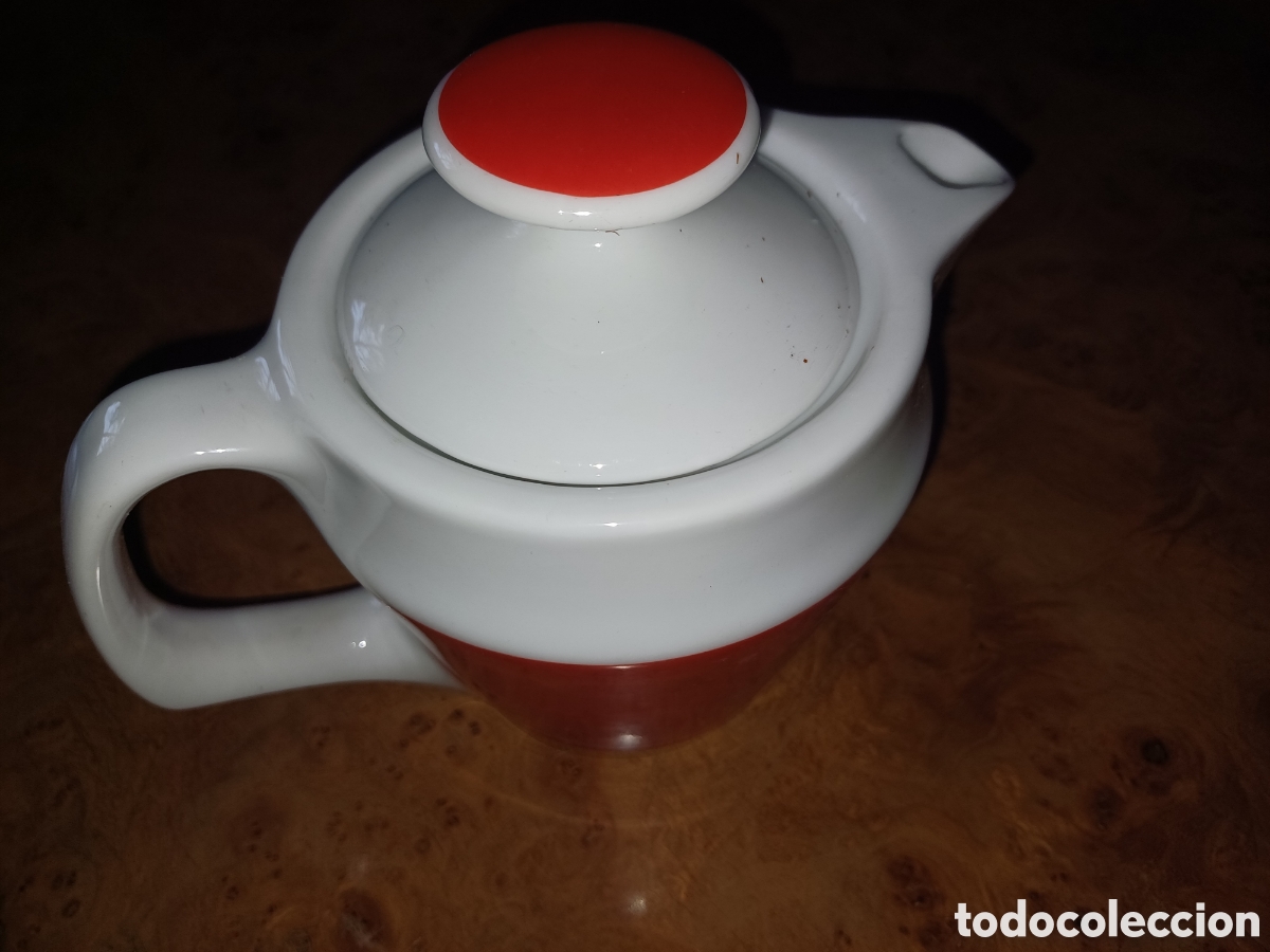 Antig&uuml;edades: Cafetera ceramica estilo moka valira vintage