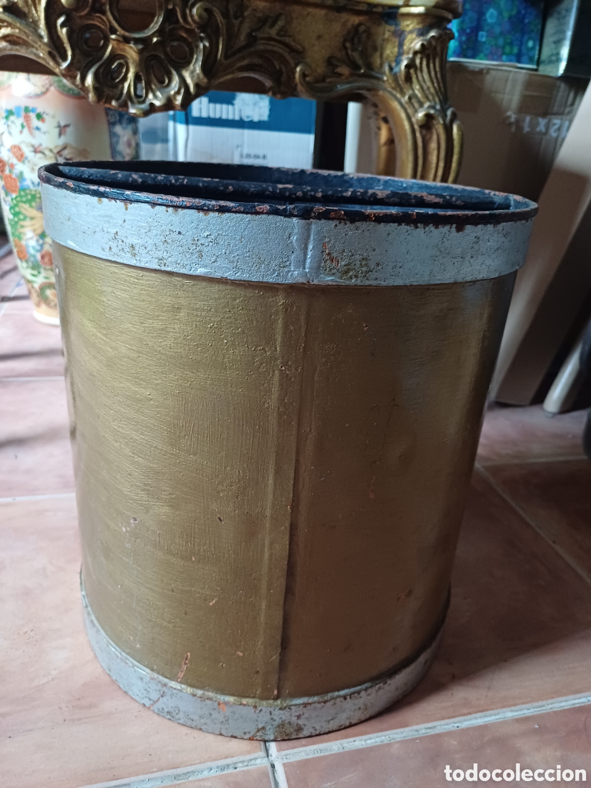 Antig&uuml;edades: Antiguo Decalitro Doble medida para Grano - Foto 3