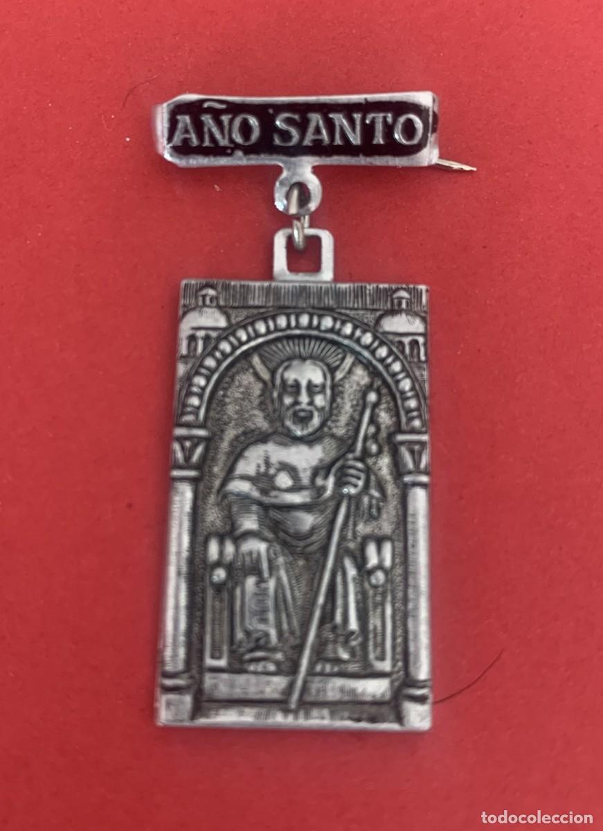 Antig&uuml;edades: ALFILER MEDALLA A&Ntilde;O SANTO COMPOSTELANO 1971