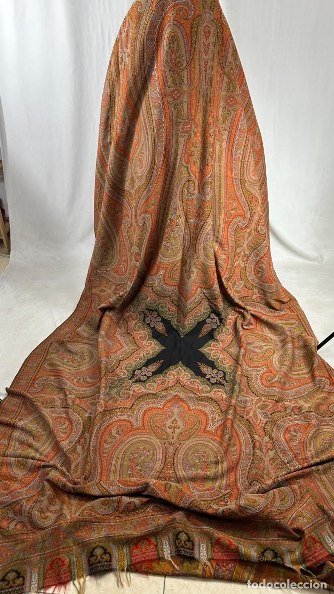 Antig&uuml;edades: Antigua capucha. Mant&oacute;n de 8 puntas - Foto 7