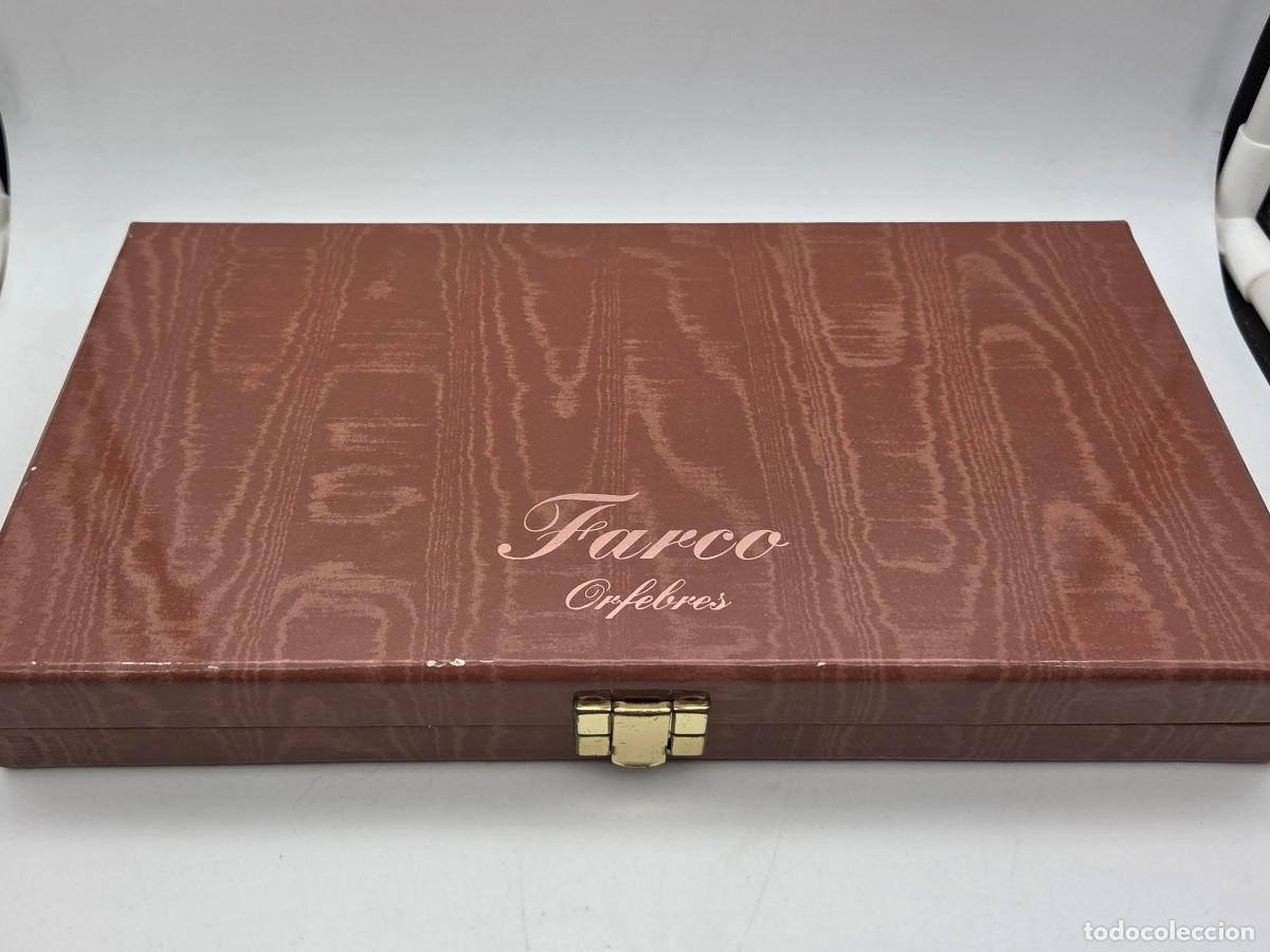 Antig&uuml;edades: Juego de cubiertos en plata con estuche - Foto 12