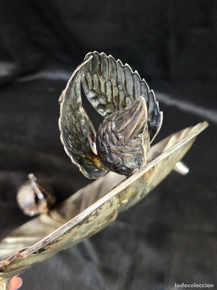 Antig&uuml;edades: Bandeja decorativa en plata - Foto 5