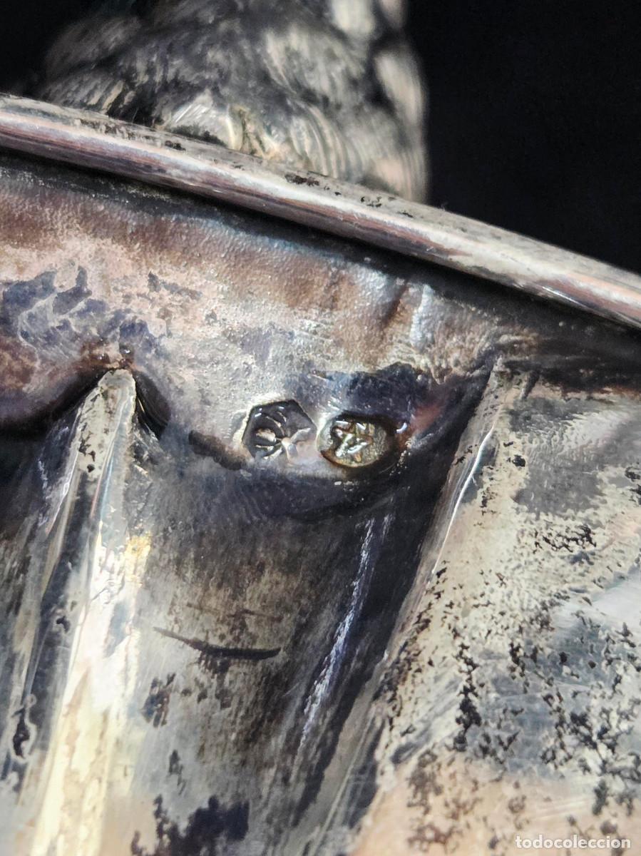 Antig&uuml;edades: Bandeja decorativa en plata - Foto 8