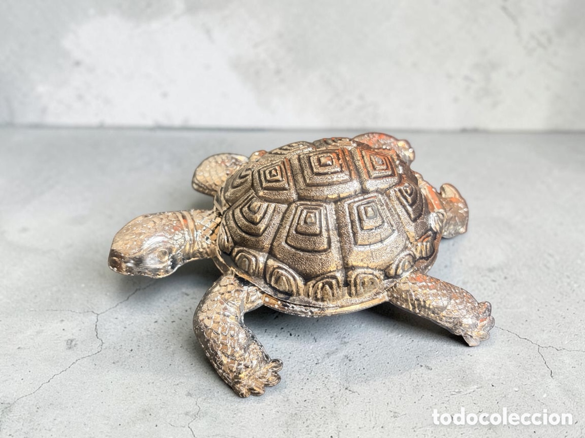 Antig&uuml;edades: Antiguo cenicero con forma de tortuga - Foto 2