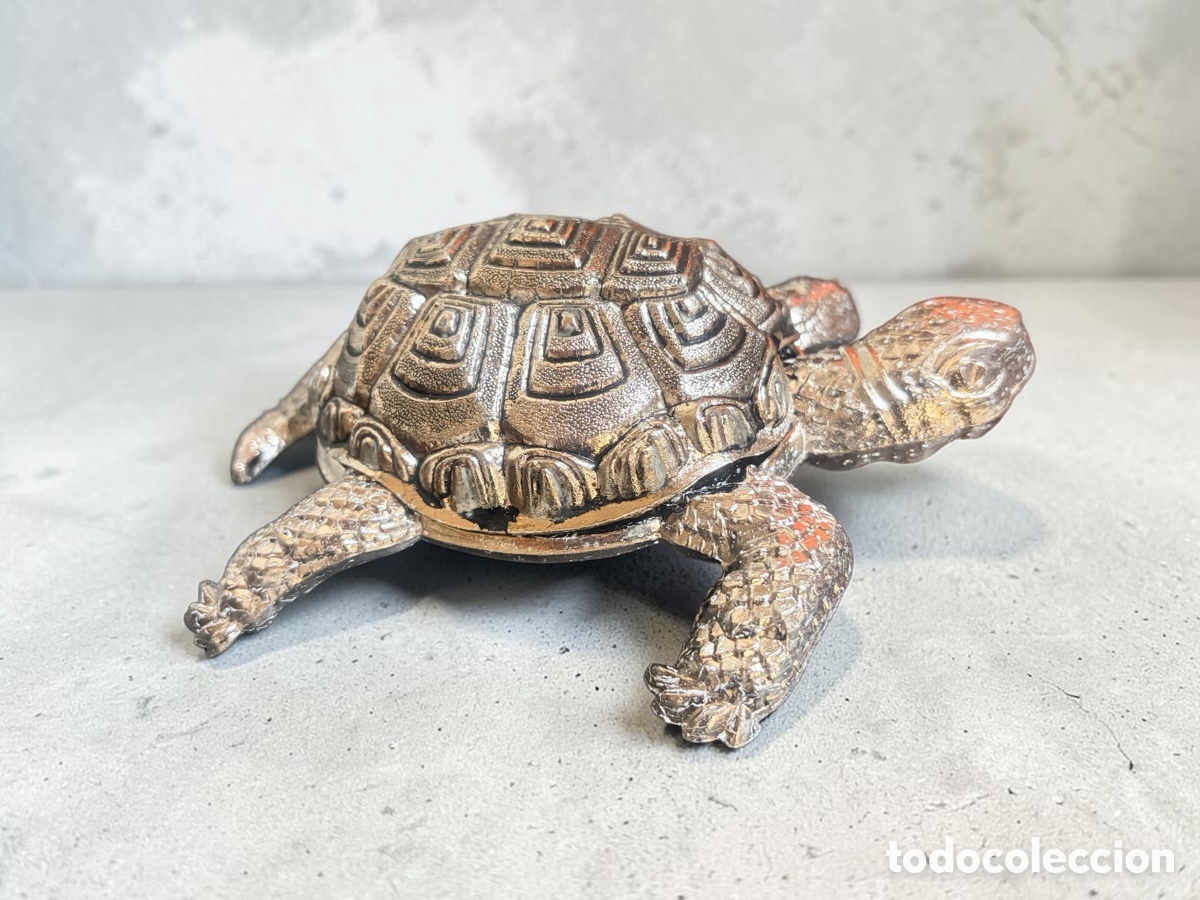 Antig&uuml;edades: Antiguo cenicero con forma de tortuga - Foto 4
