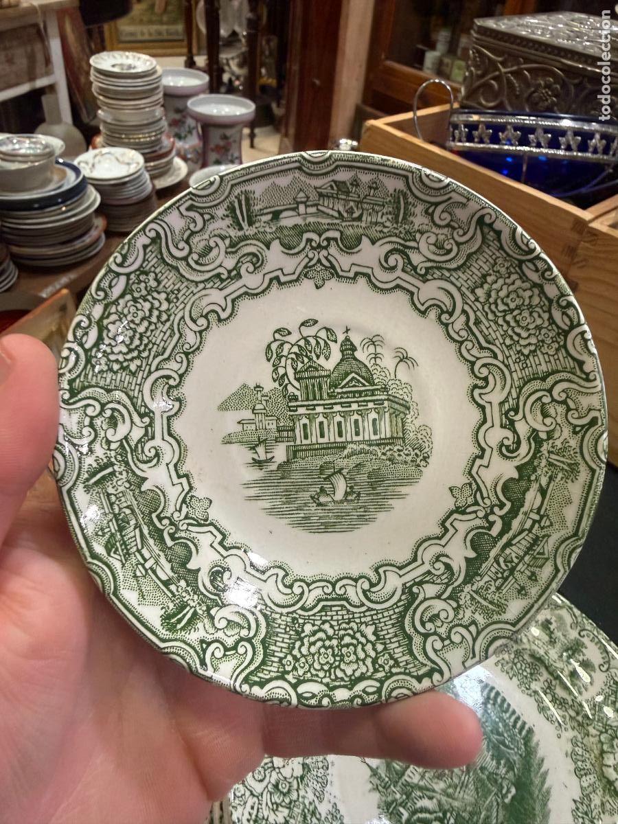 Antig&uuml;edades: PLATO CERAMICA LA CARTUJA PICKMAN - MEDIDA 11,5 CM