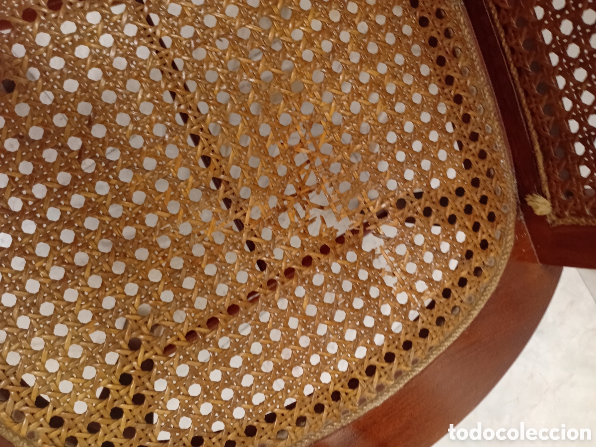 Antig&uuml;edades: SILLON DE MADERA DE CAOBILLA - Foto 4
