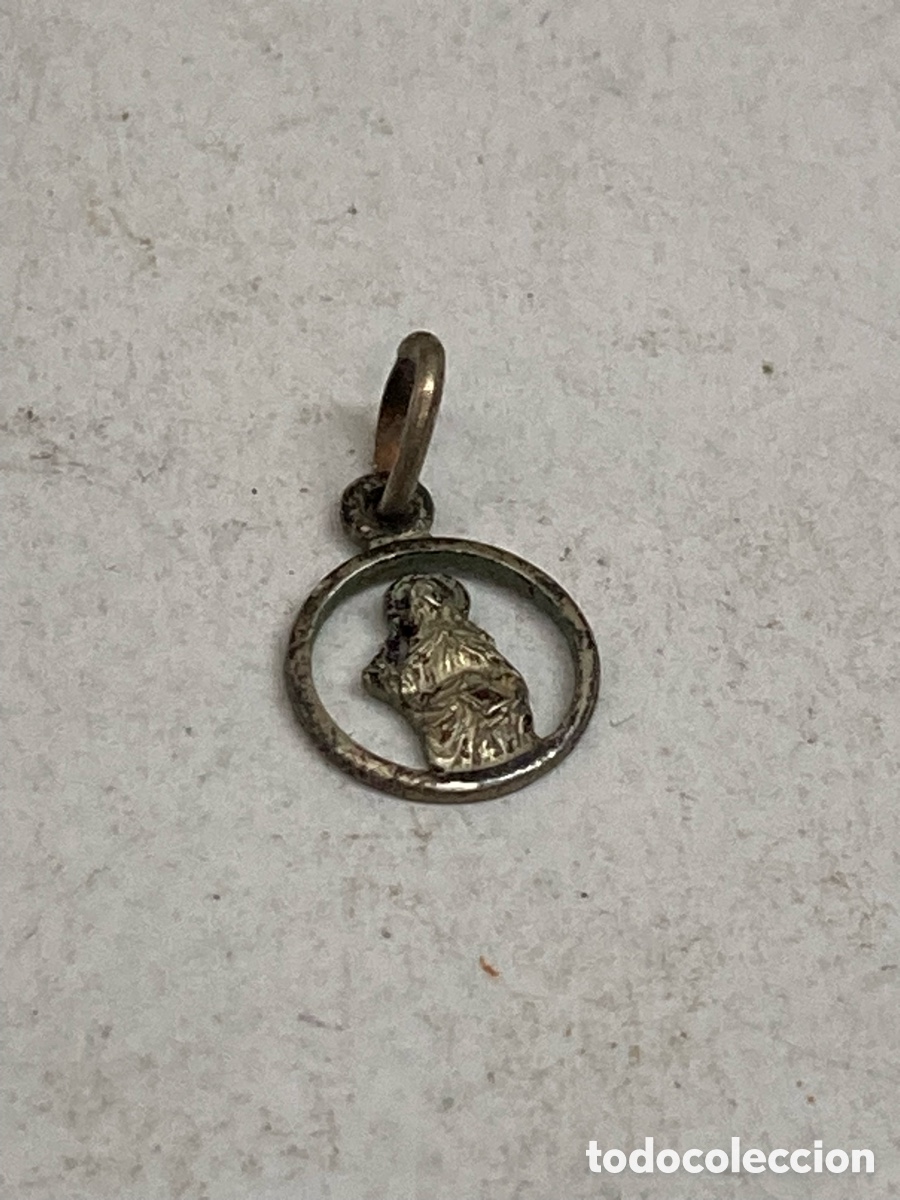 Antig&uuml;edades: Medalla de plata religiosa C599 - Foto 1
